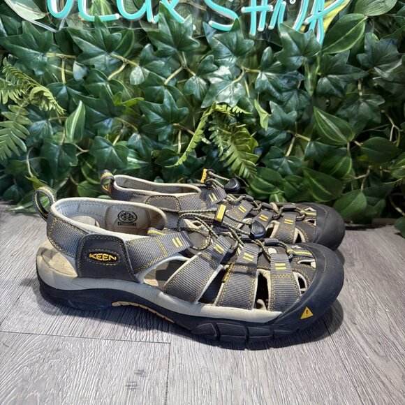Keen Newport H2 Adjustable Outdoor Drawstring Sandal Mens Size 12 1008399 Black main image 4